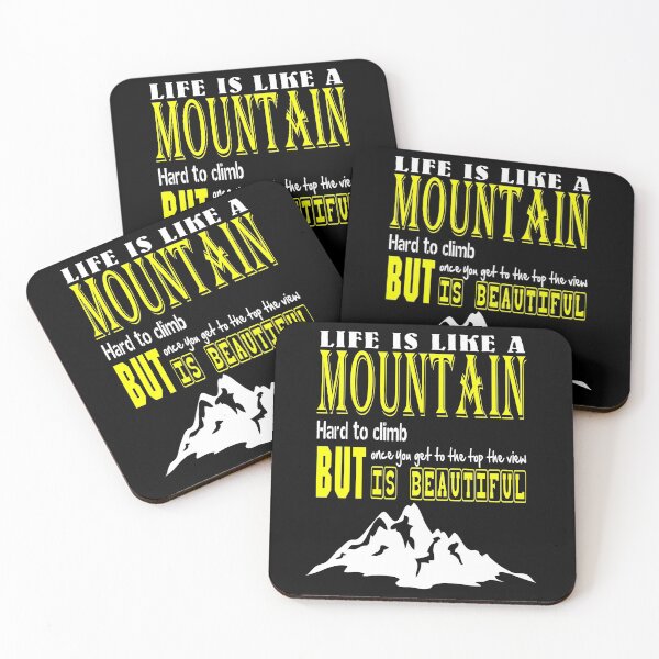 Item preview, Life is like a mountain - Awesome mountain lover Gift designed and sold by Teenation9.