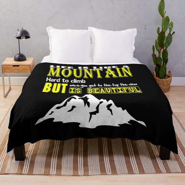 Item preview, Life is like a mountain - Awesome mountain lover Gift designed and sold by Teenation9.