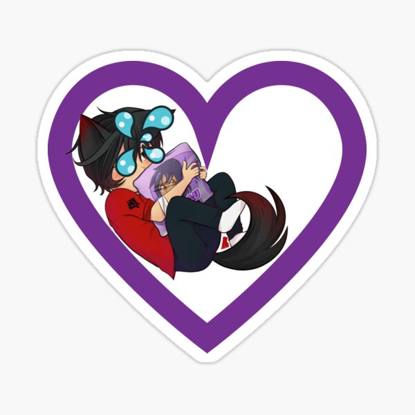 Aphmau Aaron Lycan Stickers | Redbubble