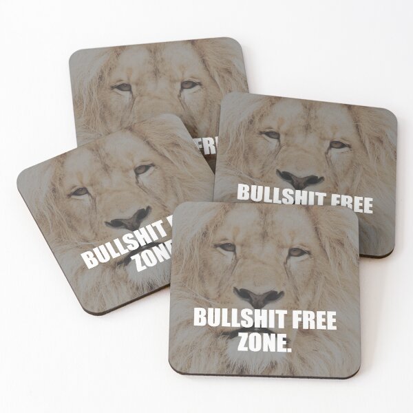 Item preview, Bullshit free zone. designed and sold by Billionaire Vitamins.