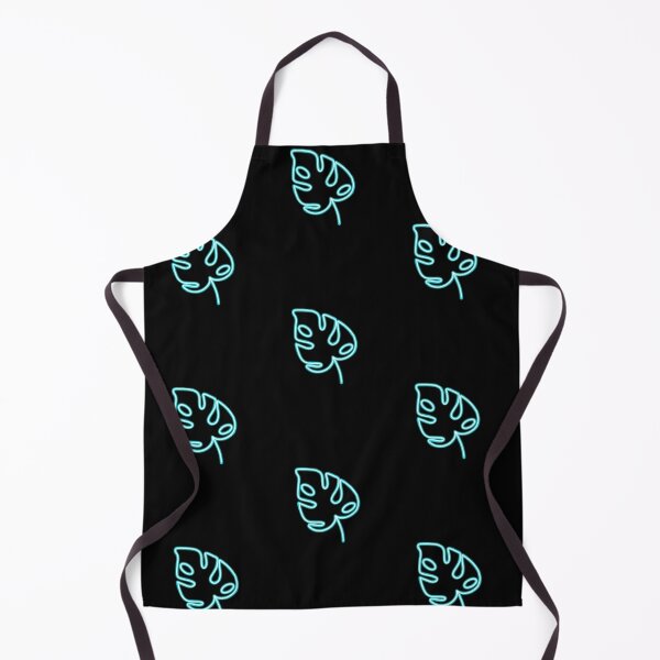 Item preview, Neon Blue Monstera Plant Leaf designed and sold by amateurletters.
