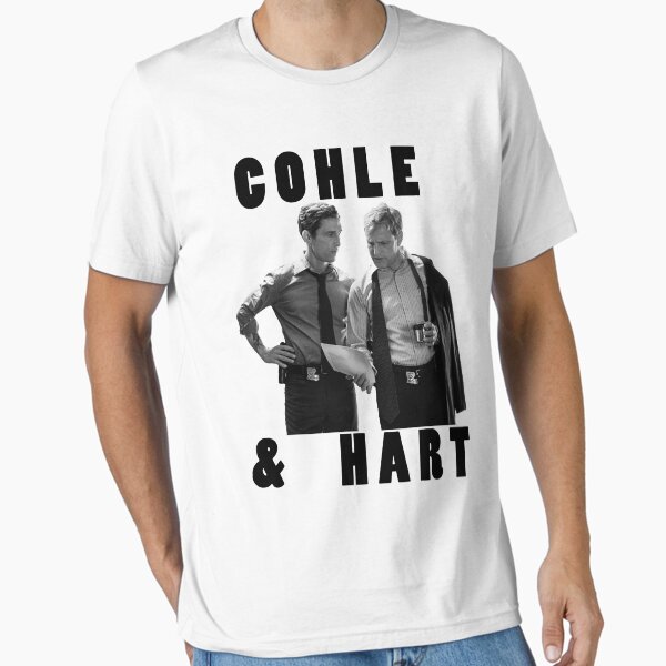 Vista previa del artículo con la obra «True Detective Cohle & Hart», diseñado y vendido por ojmachine.