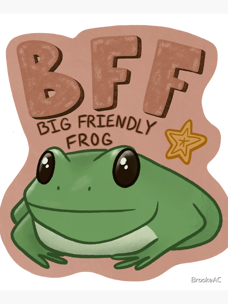 BFF: Big Friendly Frog | Tote Bag
