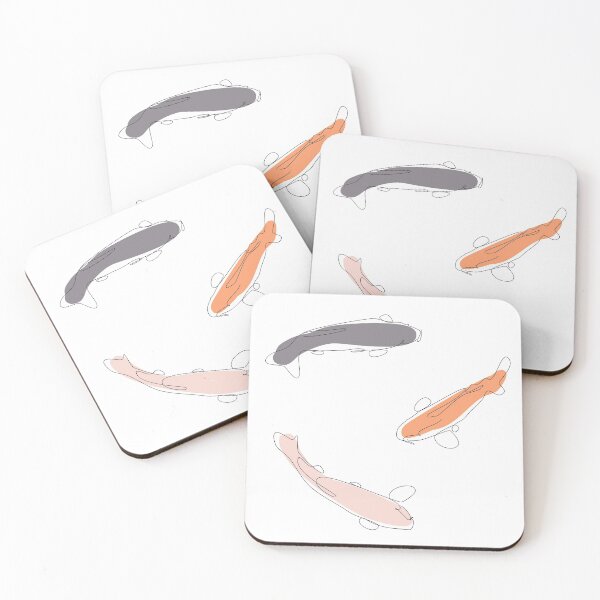 Item preview, Koi Fish Minimalistic Design designed and sold by margidesign.