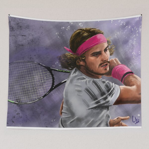 Item preview, Stefanos Tsitsipas designed and sold by Colacatlee.