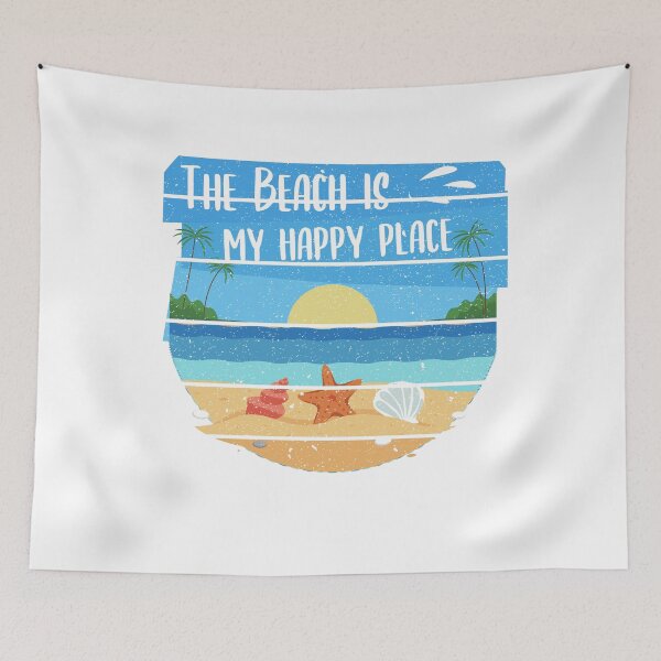 Item preview, The Beach is my happy place - vintage designed and sold by AdelDa19.