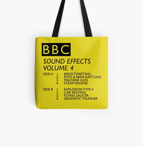 BBC Sound Effects Volume 4 All Over Print Tote Bag