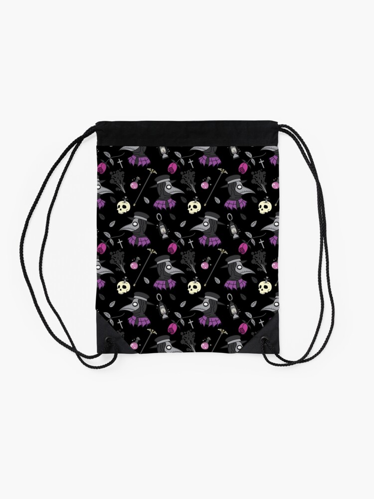 Alternate view of Plague Doctor Drawstring Bag