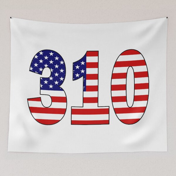 Item preview, 310 - Area code Los Angeles (California) designed and sold by AllShirts21.