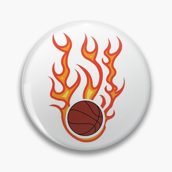 Item preview, Basketball ball on fire designed and sold by PepaAnaRB.