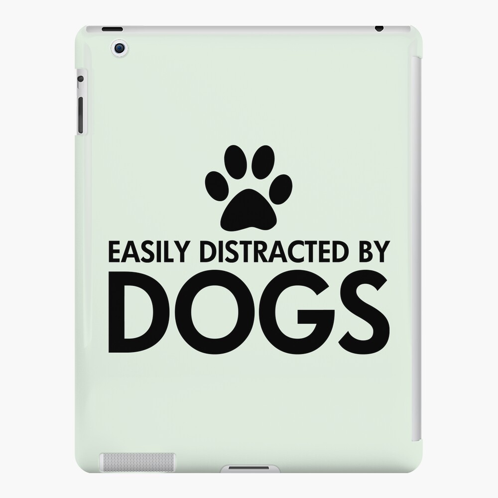 Easily Distracted By Motocycles And Dogs iPad Case & Skin for