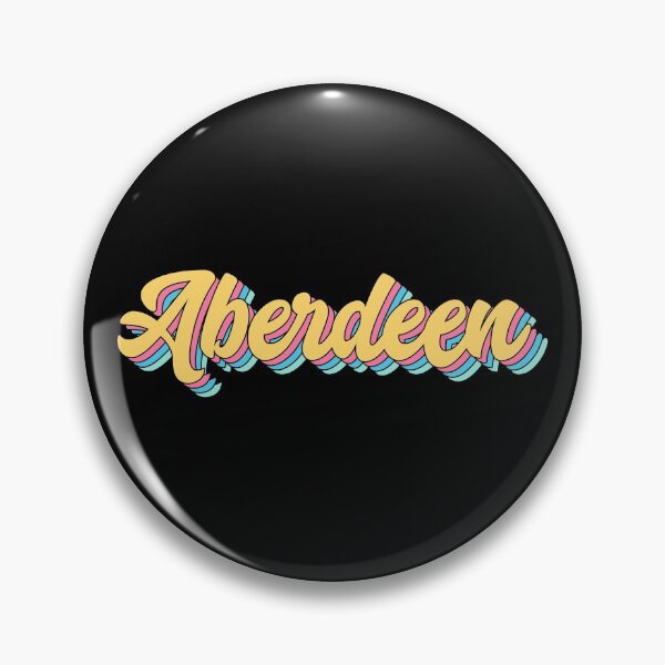 Item preview, Aberdeen Retro Yellow Script designed and sold by modeoftravel.