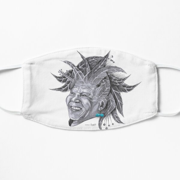 Sundela - Mandela in the Sun Flat Mask