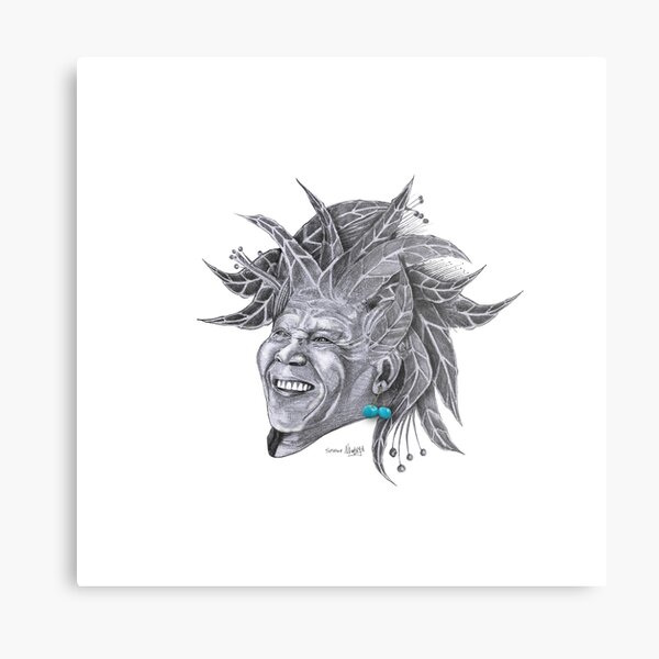 Sundela - Mandela in the Sun Metal Print