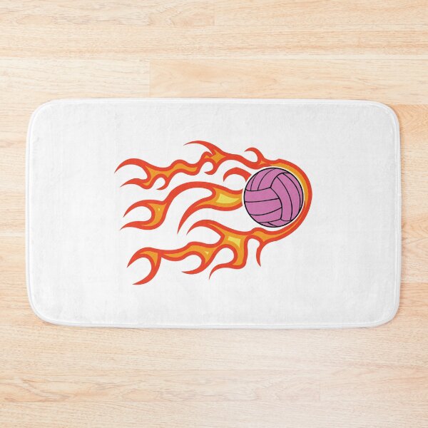 Item preview, Volleyball ball on fire designed and sold by PepaAnaRB.