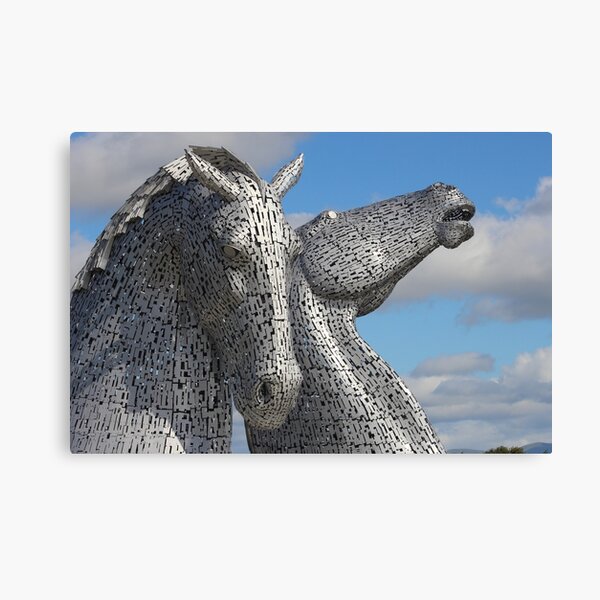 The Falkirk Kelpies in Scotland Canvas Print