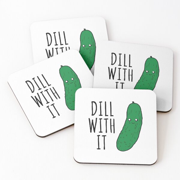 Item preview, DILL with it - with a Kawaii Pickle designed and sold by EstelleStar.