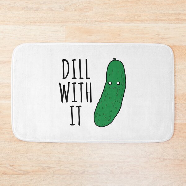 Item preview, DILL with it - with a Kawaii Pickle designed and sold by EstelleStar.