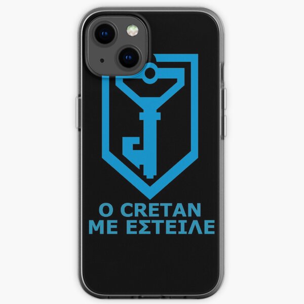 Ο Cretan με έστειλε - Greek Resistance iPhone Soft Case