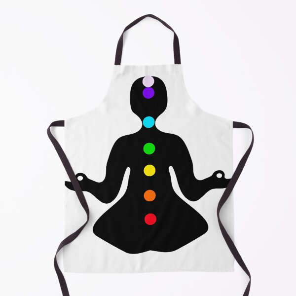 Item preview, Meditation pose with chakras designed and sold by Shoshina.