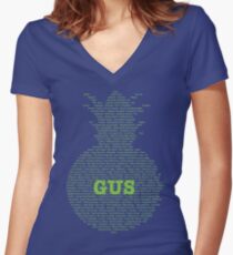 Gus's Nicknames (Psych) Women's Fitted V-Neck T-Shirt