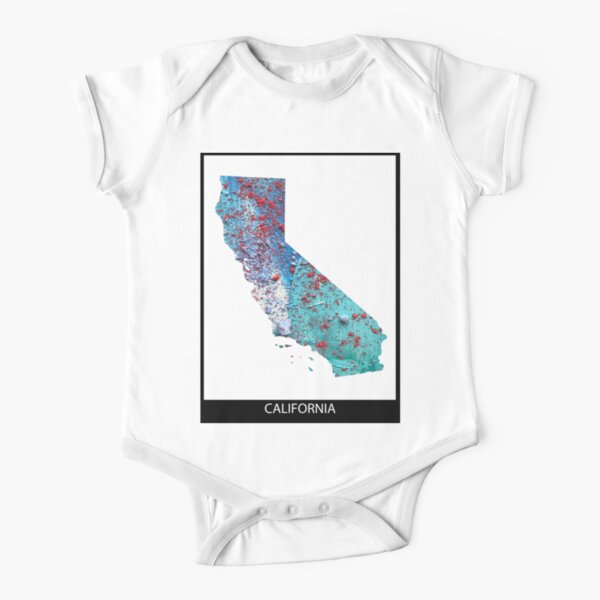 California Short Sleeve Baby One-Piece
