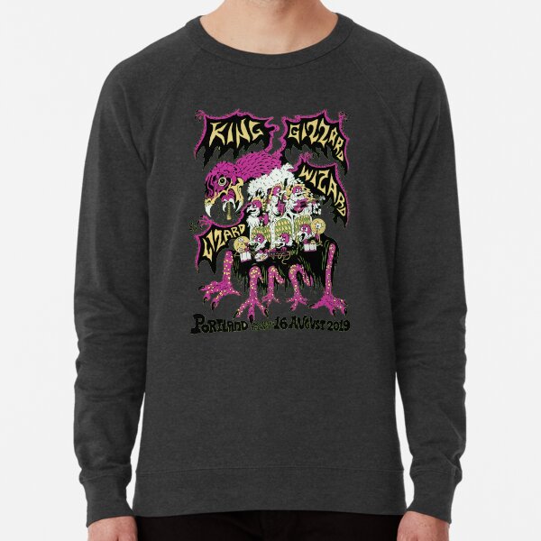 King Gizzard And The Lizard Wizard - Portland - 2019 Lightweight Sweatshirt