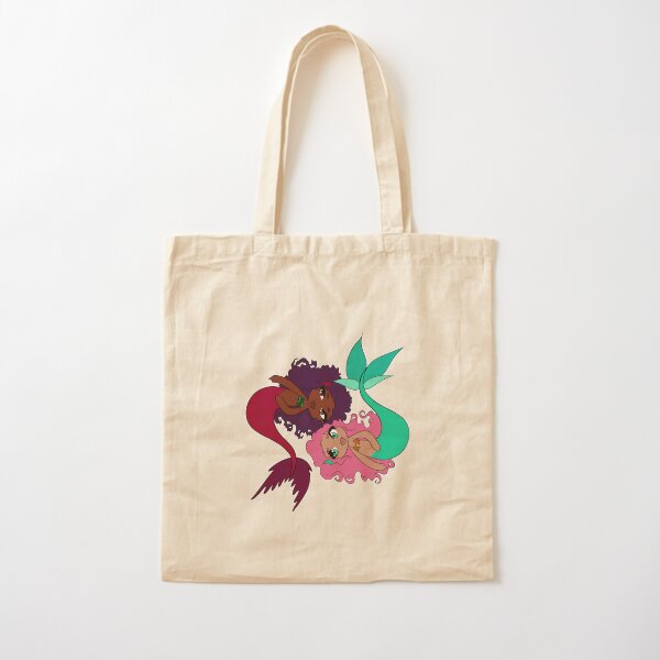 Mer-sisters Cotton Tote Bag
