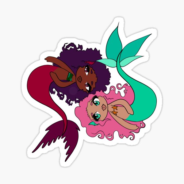 Mer-sisters Sticker