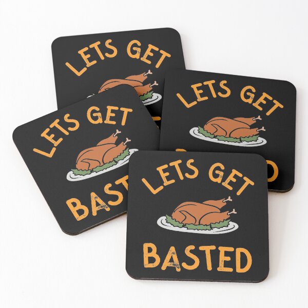 Item preview, Lets Get Basted Funny Thanksgiving  designed and sold by Mariano Topno.