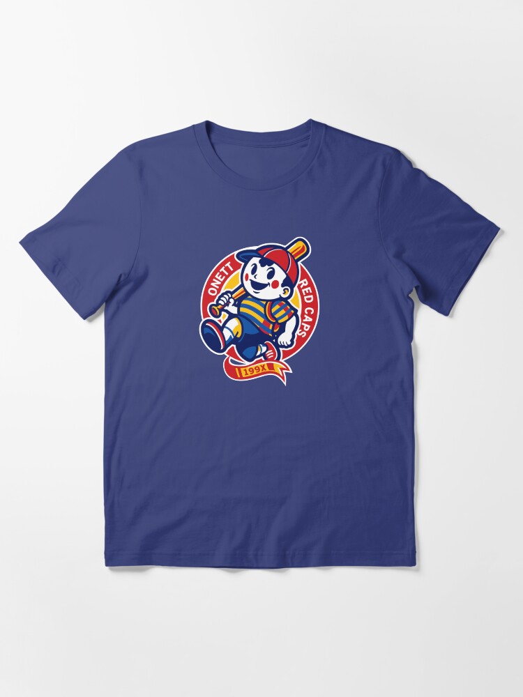 red cap shirt