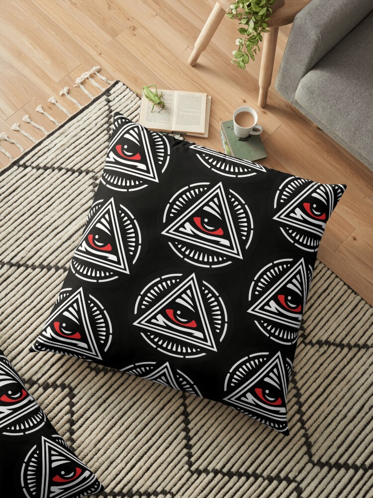 triangle floor pillow