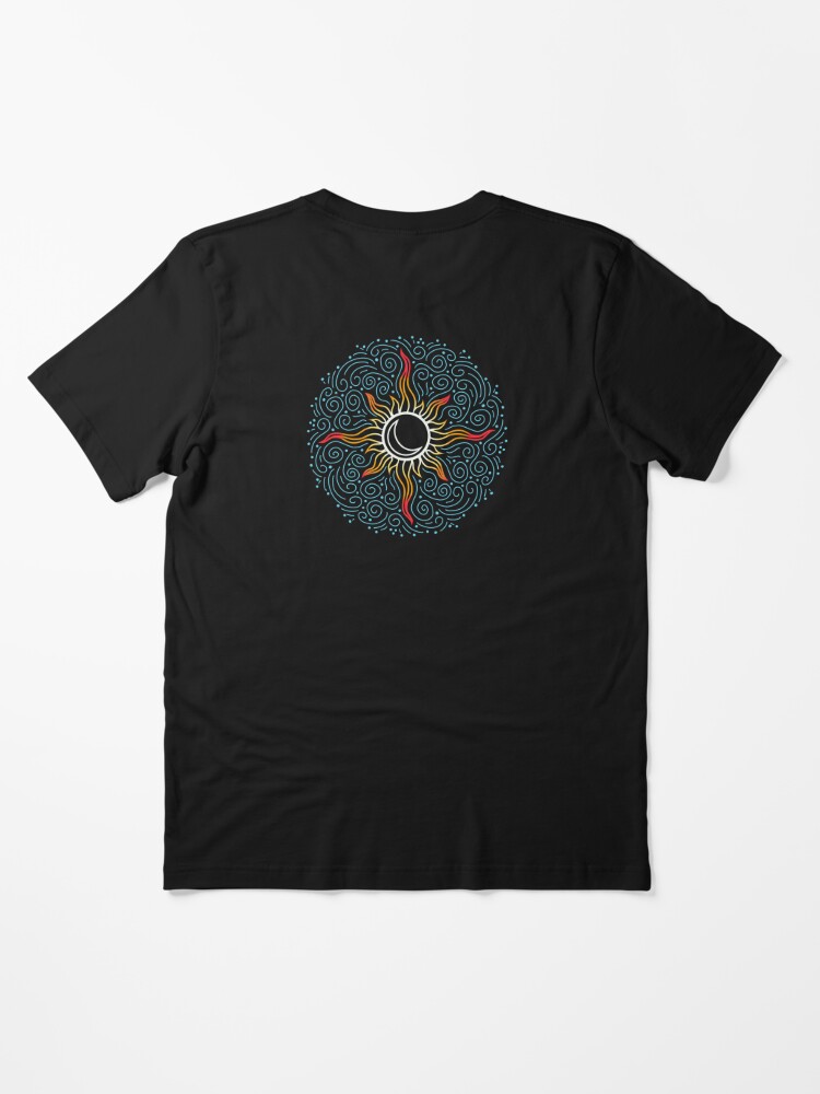 Sonne Mond Feuer Luft Handgezeichnete Hippie Kunst T Shirt Von Mnflwrstudio Redbubble