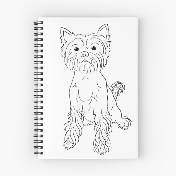 Artikelvorschau, Yorkie Puppy Dog Design entworfen und verkauft von paperfig.