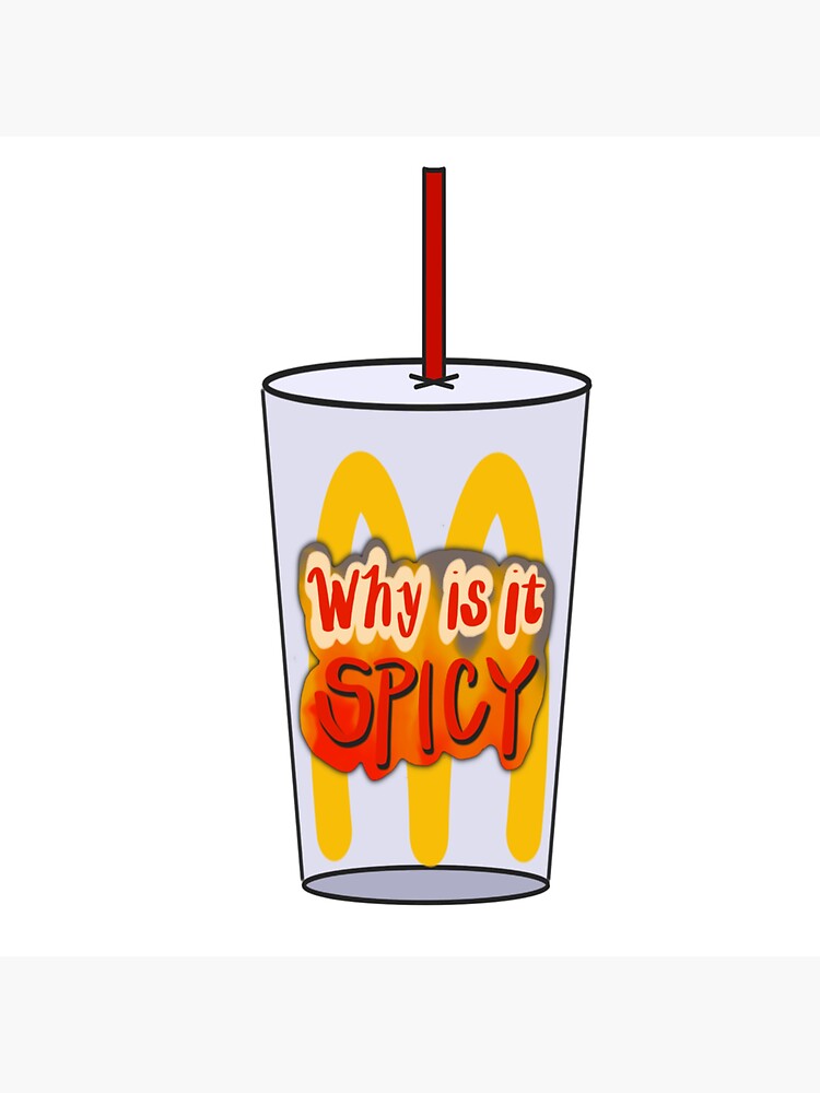 "Why is it spicy tik tok " Sticker for Sale by devrihartle Redbubble