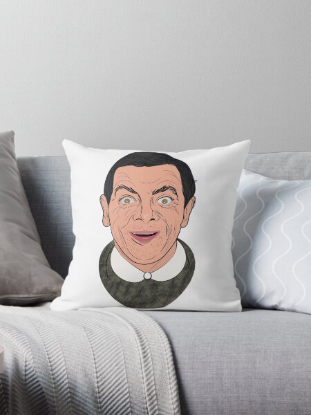 Mr Bean Pillows Cushions for Sale Redbubble