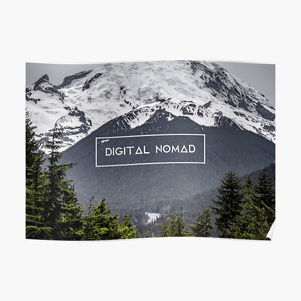 Nómada digital: Mount Rainier Póster