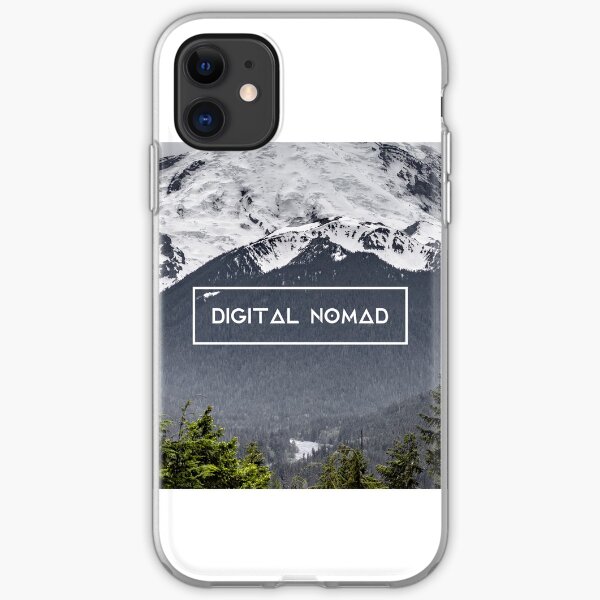 Nómada digital: Mount Rainier Funda blanda para iPhone
