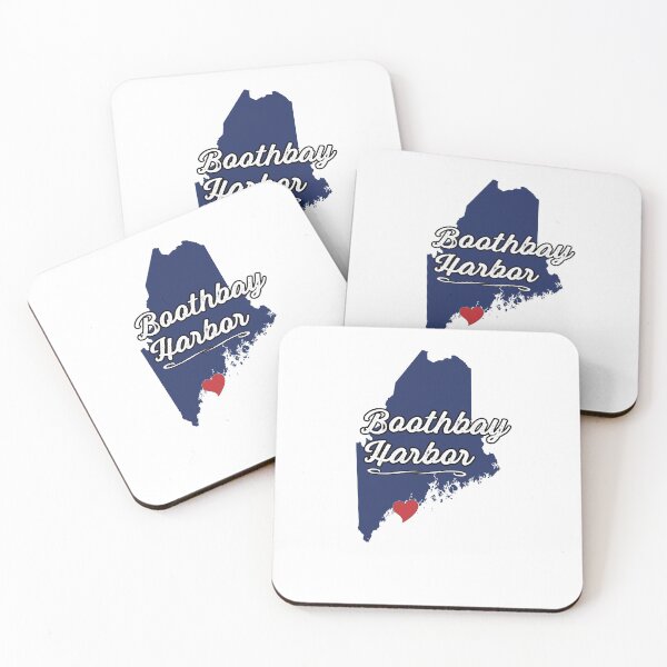 Item preview, Boothbay Harbor Maine - ME Merch and Souvenirs | Cute City State Gift - Memorabilia Merchandise designed and sold by Worldly-Travels.