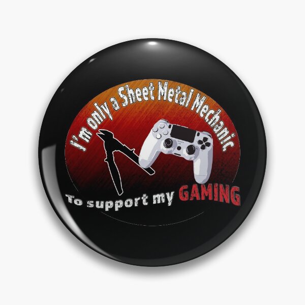 Item preview, sheet metal mechanic gamer funny design  designed and sold by AllLeftSides42.