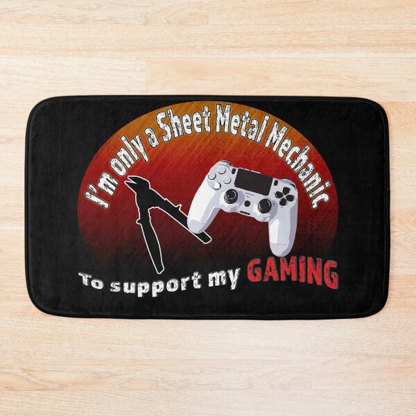 Item preview, sheet metal mechanic gamer funny design  designed and sold by AllLeftSides42.