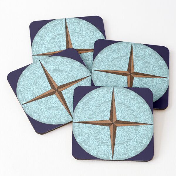 Item preview, Compass Mandala designed and sold by Sunflower-Farms.