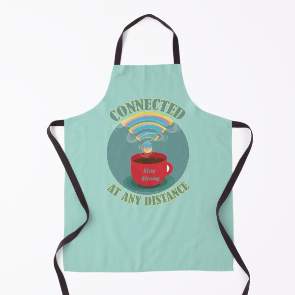 Item preview, Stay Connected At Any Distance- Stay Strong Wi-fi and Stay Strong Coffee designed and sold by EvaWolf.