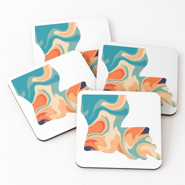 Item preview, Groovy 70s Marbled Louisiana designed and sold by amateurletters.