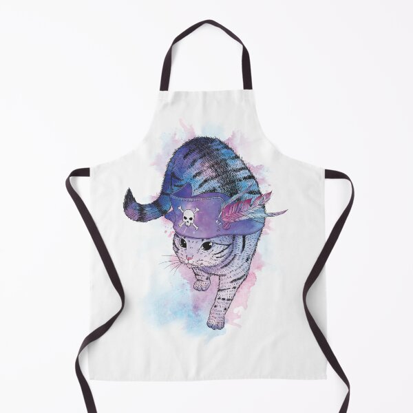 Item preview, Pirate kitty watercolour designed and sold by Pipicow.