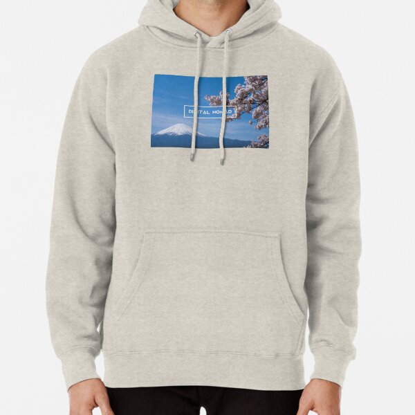 Nómada digital: Monte Fuji Sudadera con capucha