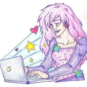Artwork thumbnail, Jem Virtually Outrageous! JemCon 2020 Souvenir Art by JemCon