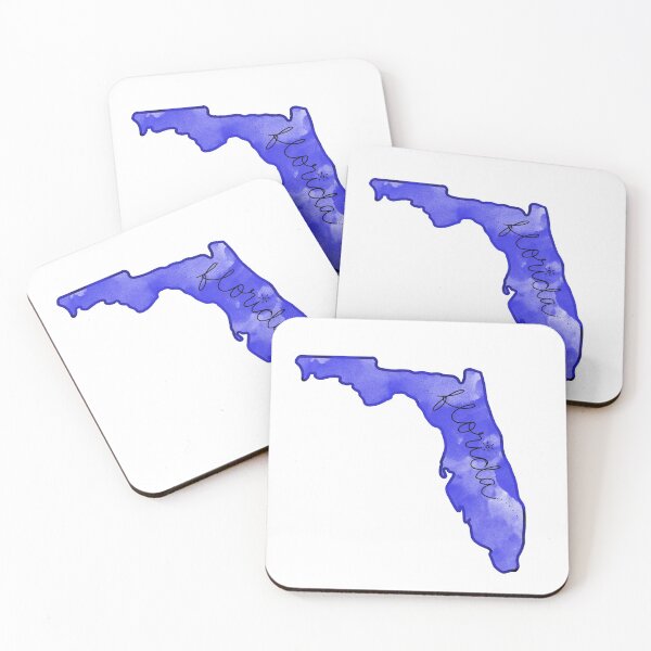 Artikelvorschau, Dunkelblaue Wasserfarbe Florida entworfen und verkauft von kaylahm426.