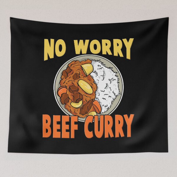 Item preview, No Worry Beef Curry - Funny Food Lover Gift Idea designed and sold by Sandra78.