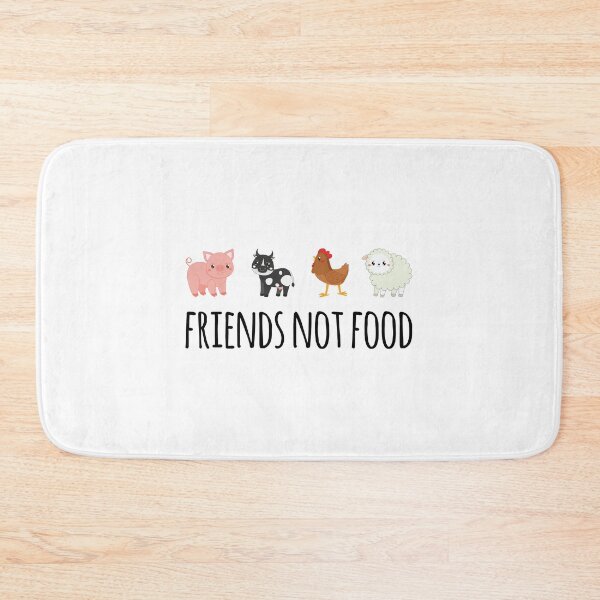 Item preview, Friends, Not Food! Cute Animal Lover Vegetarian Vegan designed and sold by EstelleStar.